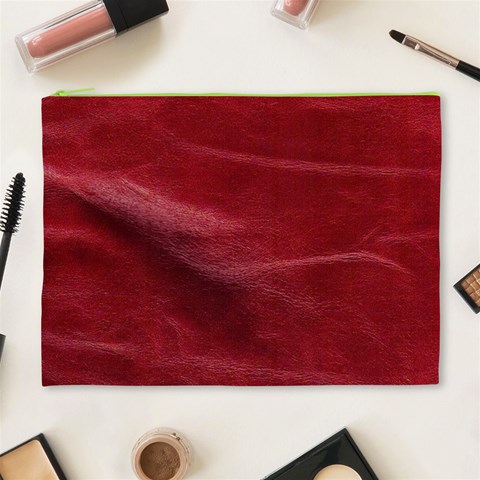 Leather Look & Skins Absolute Red Cosmetic Bag (XL) from ArtsNow.com Front