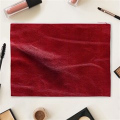 Leather Look & Skins Absolute Red Cosmetic Bag (XL) from ArtsNow.com Back