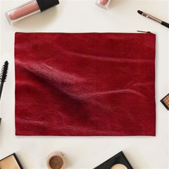 Leather Look & Skins Absolute Red Cosmetic Bag (XL) from ArtsNow.com Back