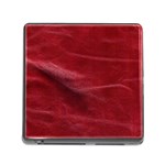 Leather Look & Skins Absolute Red Memory Card Reader with Storage (Square)