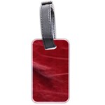 Leather Look & Skins Absolute Red Luggage Tag (two sides)
