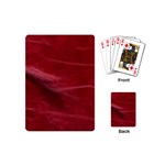 Leather Look & Skins Absolute Red Playing Cards (Mini)