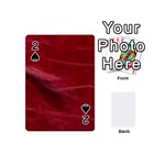Leather Look & Skins Absolute Red Playing Cards 54 (Mini)