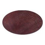 Leather Look & Skins  Cowhide Brown Magnet (Oval)