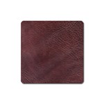 Leather Look & Skins  Cowhide Brown Magnet (Square)