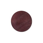 Leather Look & Skins  Cowhide Brown Golf Ball Marker (10 pack)