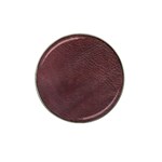 Leather Look & Skins  Cowhide Brown Hat Clip Ball Marker (10 pack)