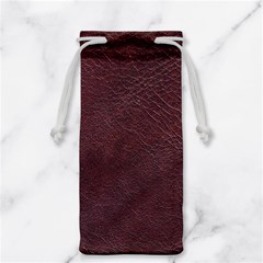 Leather Look & Skins  Cowhide Brown Jewelry Bag from ArtsNow.com Front