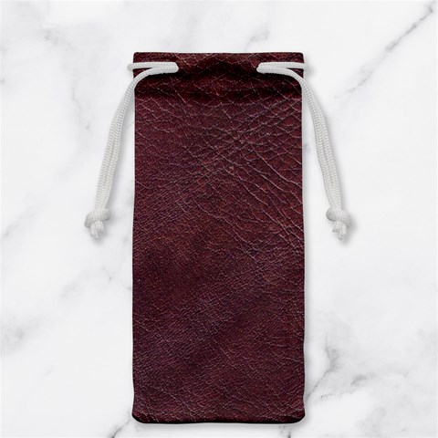 Leather Look & Skins  Cowhide Brown Jewelry Bag from ArtsNow.com Back