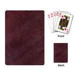 Leather Look & Skins  Cowhide Brown Playing Cards Single Design