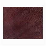 Leather Look & Skins  Cowhide Brown Glasses Cloth (Small, Two Sides)