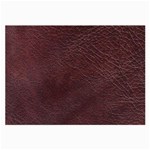 Leather Look & Skins  Cowhide Brown Glasses Cloth (Large)