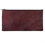 Leather Look & Skins  Cowhide Brown Pencil Case