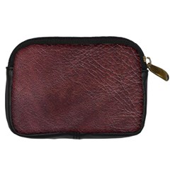 Leather Look & Skins  Cowhide Brown Digital Camera Leather Case from ArtsNow.com Back