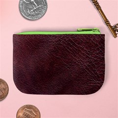 Leather Look & Skins  Cowhide Brown Mini Coin Purse from ArtsNow.com Back
