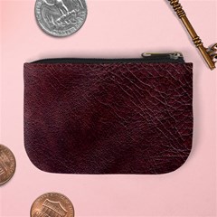 Leather Look & Skins  Cowhide Brown Mini Coin Purse from ArtsNow.com Back