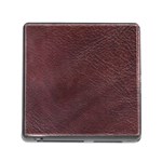 Leather Look & Skins  Cowhide Brown Memory Card Reader with Storage (Square)