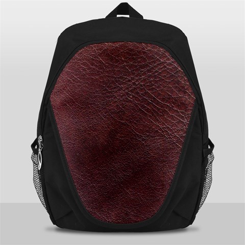Leather Look & Skins  Cowhide Brown Backpack Bag from ArtsNow.com Front