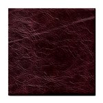 Leather Look & Skins  Capri Cranberry Tile Coaster