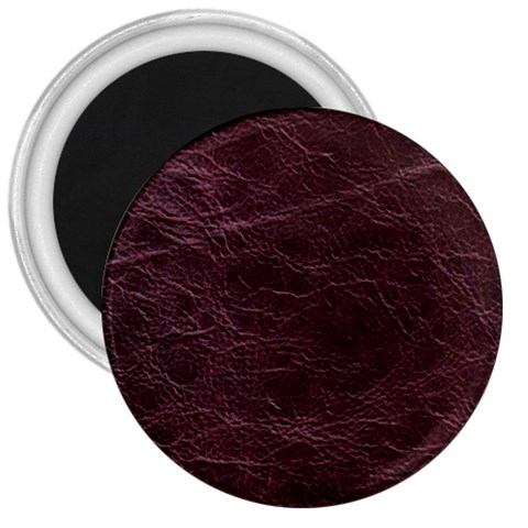 Leather Look & Skins  Capri Cranberry 3  Magnet from ArtsNow.com Front