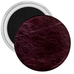 Leather Look & Skins  Capri Cranberry 3  Magnet