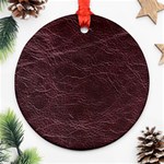 Leather Look & Skins  Capri Cranberry Ornament (Round)