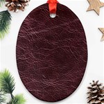 Leather Look & Skins  Capri Cranberry Ornament (Oval)