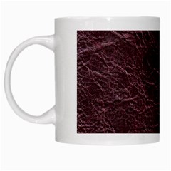 Leather Look & Skins  Capri Cranberry White Mug from ArtsNow.com Left