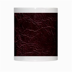 Leather Look & Skins  Capri Cranberry White Mug from ArtsNow.com Center