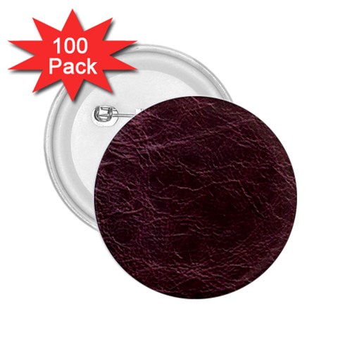 Leather Look & Skins  Capri Cranberry 2.25  Button (100 pack) from ArtsNow.com Front
