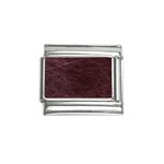 Leather Look & Skins  Capri Cranberry Italian Charm (9mm)