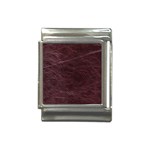 Leather Look & Skins  Capri Cranberry Italian Charm (13mm)