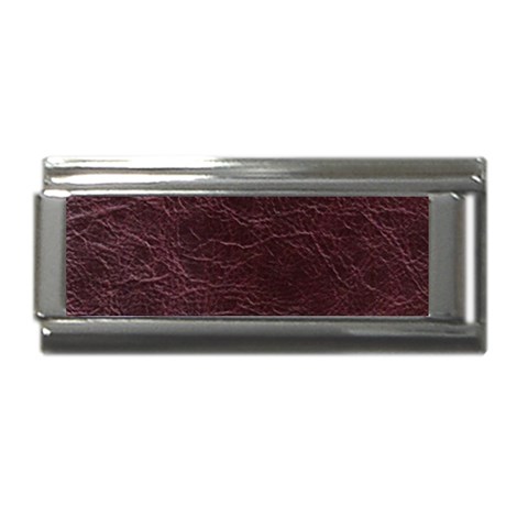 Leather Look & Skins  Capri Cranberry Superlink Italian Charm (9mm) from ArtsNow.com Front