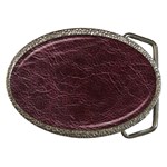 Leather Look & Skins  Capri Cranberry Belt Buckle