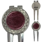 Leather Look & Skins  Capri Cranberry 3-in-1 Golf Divot