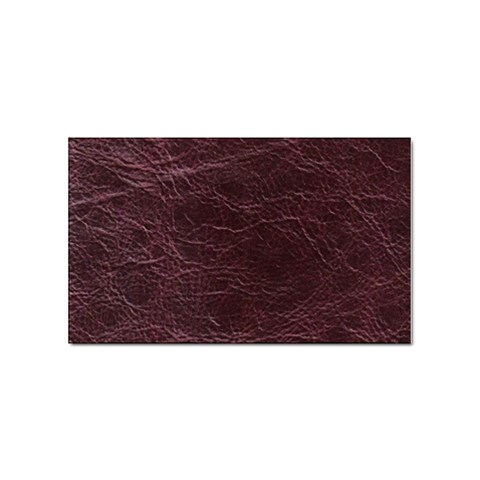 Leather Look & Skins  Capri Cranberry Sticker (Rectangular) from ArtsNow.com Front