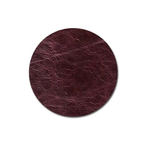 Leather Look & Skins  Capri Cranberry Magnet 3  (Round) from ArtsNow.com Front