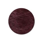 Leather Look & Skins  Capri Cranberry Magnet 3  (Round)