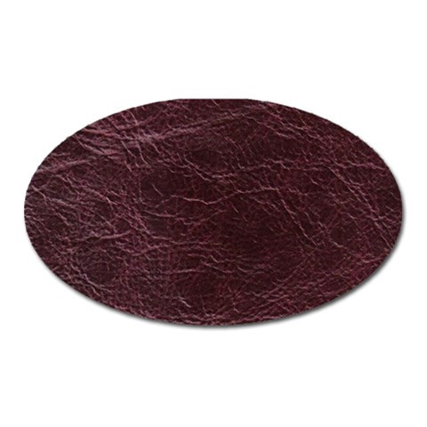 Leather Look & Skins  Capri Cranberry Magnet (Oval) from ArtsNow.com Front