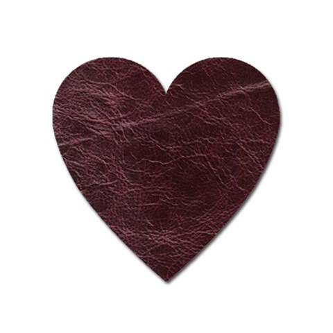 Leather Look & Skins  Capri Cranberry Magnet (Heart) from ArtsNow.com Front