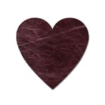 Leather Look & Skins  Capri Cranberry Magnet (Heart)