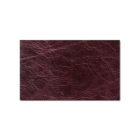 Leather Look & Skins  Capri Cranberry Sticker Rectangular (100 pack) from ArtsNow.com Front