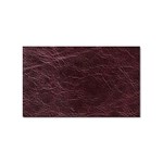 Leather Look & Skins  Capri Cranberry Sticker Rectangular (100 pack)