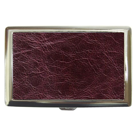 Leather Look & Skins  Capri Cranberry Cigarette Money Case from ArtsNow.com Front