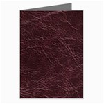Leather Look & Skins  Capri Cranberry Greeting Card