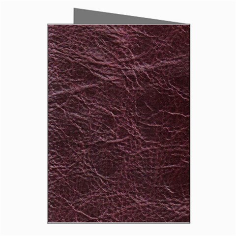 Leather Look & Skins  Capri Cranberry Greeting Card from ArtsNow.com Right