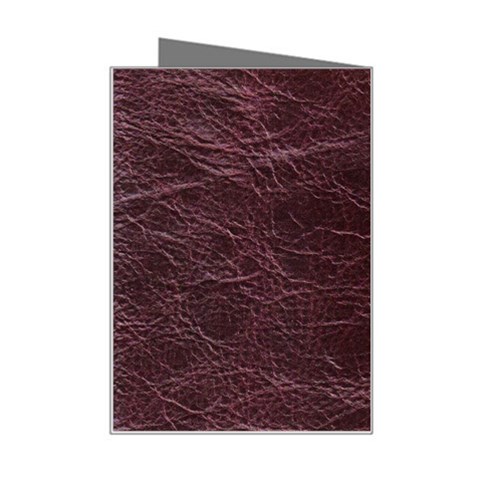 Leather Look & Skins  Capri Cranberry Mini Greeting Card from ArtsNow.com Right