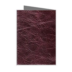 Leather Look & Skins  Capri Cranberry Mini Greeting Card from ArtsNow.com Right