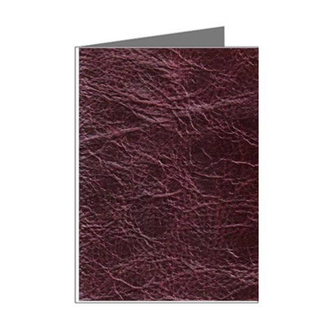 Leather Look & Skins  Capri Cranberry Mini Greeting Cards (Pkg of 8) from ArtsNow.com Right