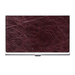 Leather Look & Skins  Capri Cranberry Business Card Holder
